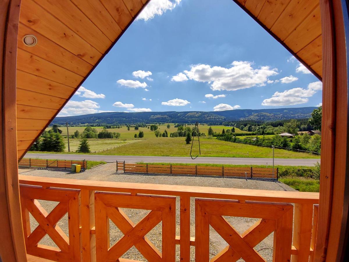 Lasowka Osada Orlica Klimatyczne Domki Z Widokiem Na Gory I Termalnym Spa Sauna Jacuzzi 4 Km Od Zieleniec Ski Arena מראה חיצוני תמונה